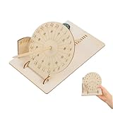 healvian 木製日時計モデル み立て科学 教育用日晷キット と学生向け天文学習ツール 簡単立 滑らかな表面で 実験