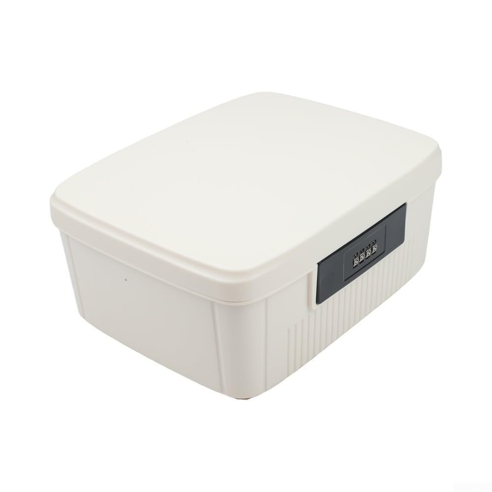 Tablettenbox 7 Tage Groß 9L Plastik Robust(White)