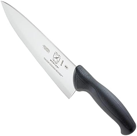 Mercer Culinary M18000 Millennia Black Handle, 8-Inch Wide Hollow Ground, Chef's Knife - Thumbnail 3