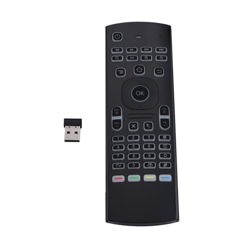 Télécommande de rechange 81 touches 2,4 G RF rétroéclairée Fly Air Mouse sans fil pour KODI TV BOX PC