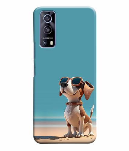 Image of Cute Pet Dog Lover Printed Hard Back Case Cover & Compatible for Vivo iQOOZ3 5G / Vivo Z3 5G (Multicolor) - D1814