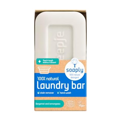 Soaply Natural Laundry Soap Bar - Bergamot & Lemongrass Cover
