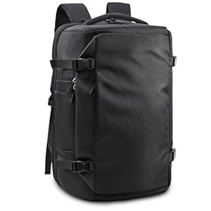 Sac à Dos de Voyage KINGSLONG : 48L Imperméable, Compact, Protection PC 17.3 Po, Idéal pour Avion