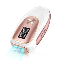 Haarlosy IPL Laser Hair Removal Device for Women and Men with Ice Cooling Painless Full Body Use, At Home Lazer Hair Remover for Face Bikini Line Armpit, 5 Levels, Auto & Manual Mode, 999,900 Flash
