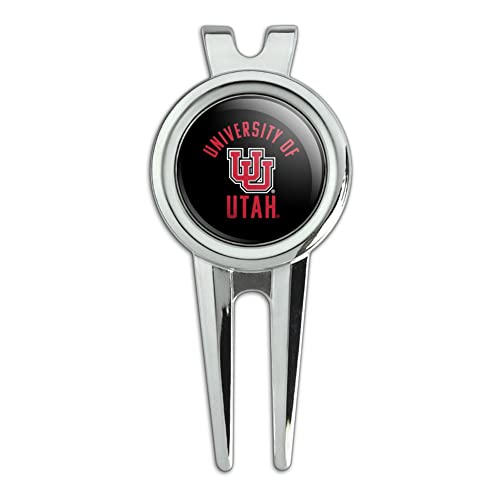 GRAPHICS & MORE University of Utah Utes Golf Divot Repair Tool and Ball Marker