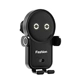 Cell phone holder wireless car charger,15W Auto Clamping Phone holders for your car fit for iPhone 16 15 14 13 12 Mini Pro Max 11 XR, Samsung Galaxy S24 Ultra S23 S22 S21+ Note 20 (Black)