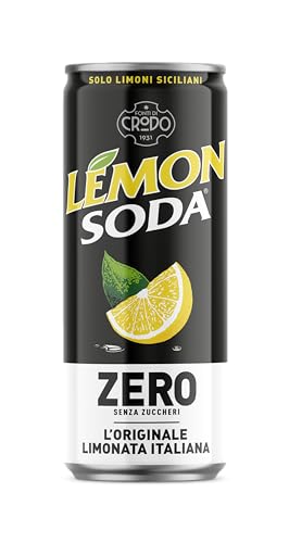 Lemonsoda Zero | Bevanda Gassata al Limone Senza Zuccheri, 24 Lattine da 33 cl, L'originale Limonata Italiana, Rinfrescante, con Succo di Limoni Siciliani, Senza Coloranti - Immagine 2