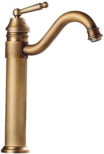 Robinet mitigeur en cuivre antique orientable pour laver sans eclabousser