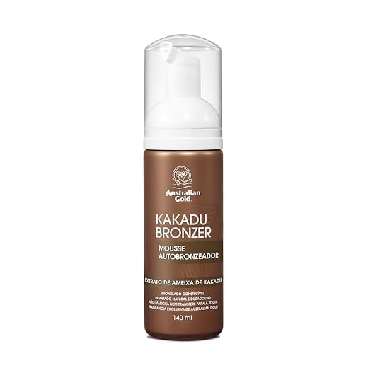 AUSTRALIAN GOLD KAKADU BRONZER MOUSSE AUTOBRONZEADOR 140ML