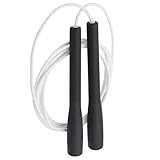 なわとび 子供用/ジュニア用 学校用縄跳び 小学生 長さ調整 (C02J-ブラック)