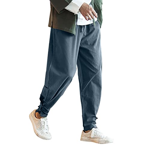 Men's Stretch Golf Short Athletic Pants Traning Track Pants Joggers For Men Soccer, Running, Workout Golf Shorts Mens Casual Slacks Relaxed Fit Trousers For Men Flipkart Jogger Pants (Blue,3X-Large) #TOP1