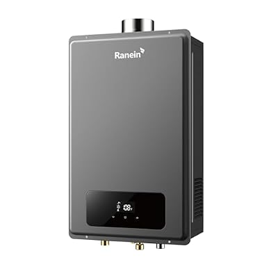 Ranein Natural Gas Tankless Water Heater, Indoor Max 8.5 GPM, 190,000 BTU Instant Hot Water Heater