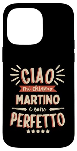 Martino Idea Regalo Personalizzata Nome Divertente �X�}�z�P�[�X iPhone 14 Pro Max �p