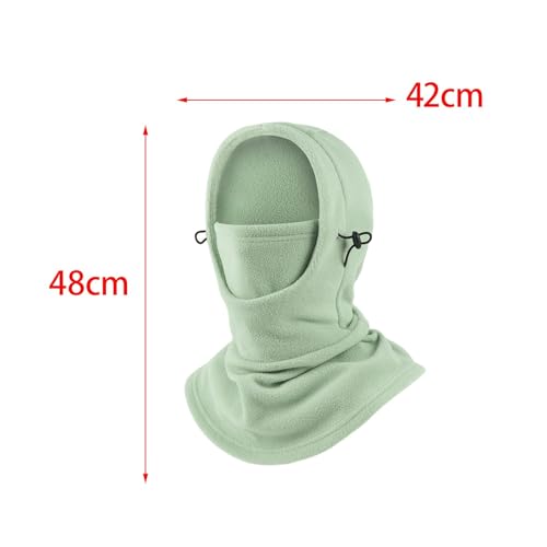 Vaveren Balaclava térmica com capuz para clima frio, leve, feminina, máscara facial para snowboard,