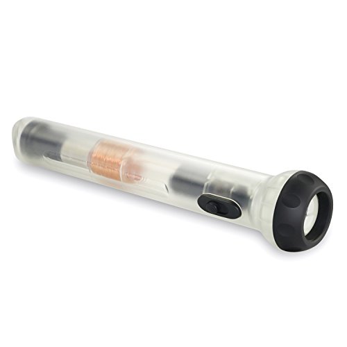 BROADCARE LED Flashlight Waterproof Emergency Light Portable Torch Charging via Hand Cranking (Black) BROADCARE LED Flashlight Waterproof Emergency Light Portable Torch Charging via Hand Cranking (Black)