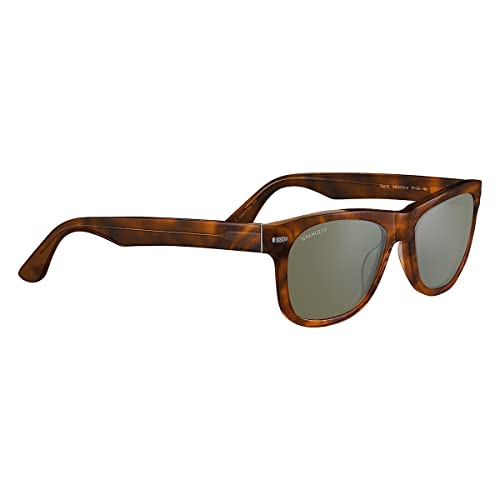 Serengeti - Foyt Large, Shiny Classic Havana, Mineral Polarized 555nm Cat 3 to 3, Large, Sunglasses, Masculine, Adult