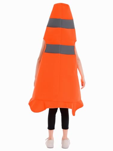 Disfraz de Cono de Construcción para Niños Talla S miniatura 3