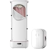 【Design Pliable Gain de Place】Structure Pliable Réductible de 150cm à 60cm. Parfait Pour Petits Appartements, Dortoirs et Voyages, Se Range Sous Un Lit ou Dans Un Placard. Ce Défroisseur Vapeur Portable Allie Performance Robuste et Solution de Stockage, Rendant Les Soins Professionnels Accessibles Même Dans Les Espaces Restreints.