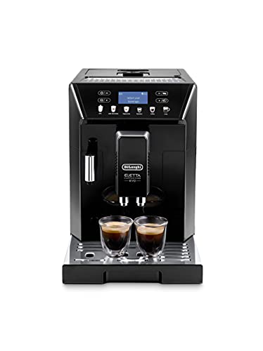 De'Longhi Eletta Evo ECAM 46.860.B Kaffeevollautomat mit LatteCrema Milchsystem, Cappuccino und Espresso auf Knopfdruck, LCD Display und Sensor-Touch-Tasten, schwarz – Bild 3