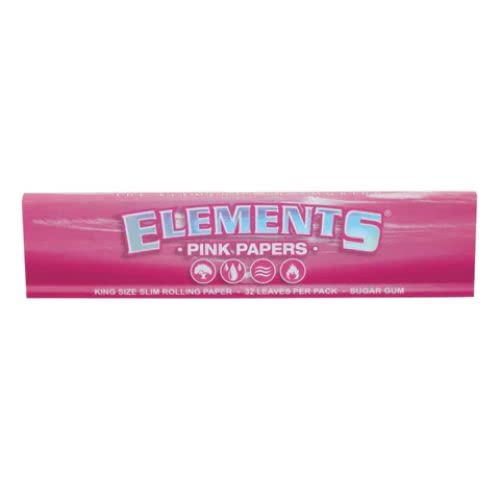 OutonTrip ELEMENTS PINK ROLLING PAPERS KING SIZE SLIM (5)