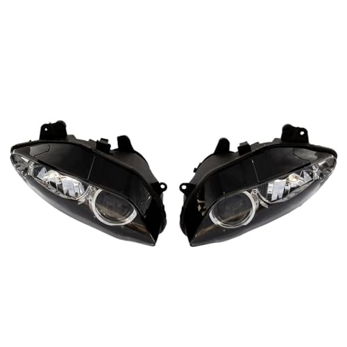 Phare moto pour YZF 1000 R1 2004-2006 optique avant de rechange noir