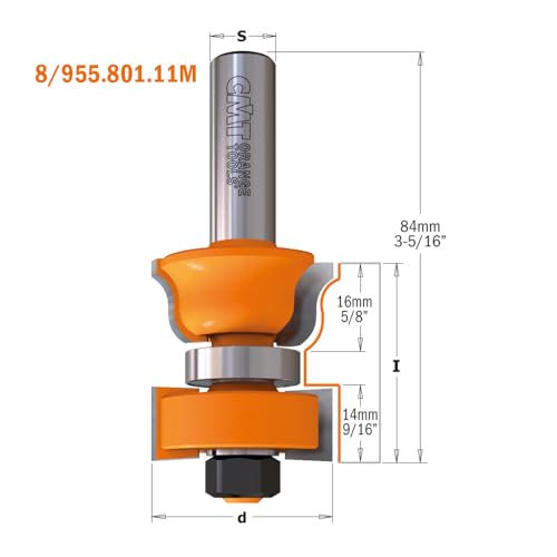 CMT ORANGE TOOLS 955.801.11 - FENSTERRAHMEN-FRAESER HM D=35/38 S=12