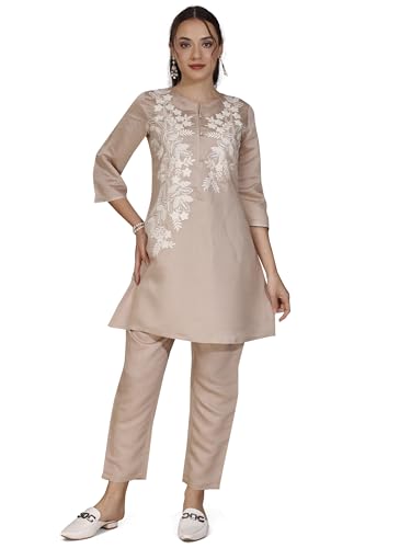 Image of Womanista Coord Set for Women Stylish || Embroidered Coord Set for Women || 2 pcs outfit