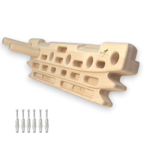 GRIPNATIC FingerPeg 1.0 Hangboard - Kletterbrett - Fingerboard - Pegboard...