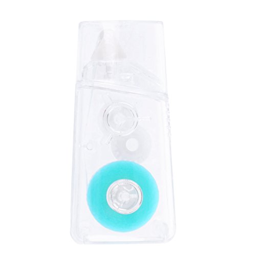 Hyclam Cinta adhesiva de doble cara decorativa para oficina, escuela, papelería, color blanco y cinta