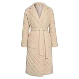 Protection thermique hivernale : Cette parka d'hiver pour femme est conçue avec une construction matelassée en losanges et un rembourrage thermique pour aider à conserver la chaleur par temps froid, tout en permettant un port quotidien en extérieur et une utilisation prolongée en hiver.
