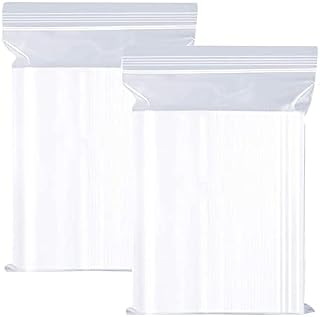 BLBK 100 PCS Resealable Clear Plastic Bags, 3.5x5.1 inch Grip Seal Bags, Small Resealable Plastic Bags for Home, Kitchen, Small Items Storage