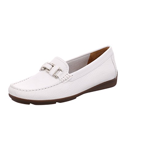  Wirth 35264-11, Mocassini Donna, Scarpe Bianco (Bianco), 37.5 EU