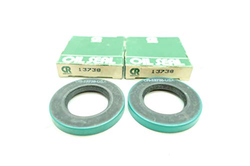LOT of 2 CR CHICAGO RAWHIDE 13738 Oil Seal 1-3/8IN X 2-3/8IN X 5/16IN