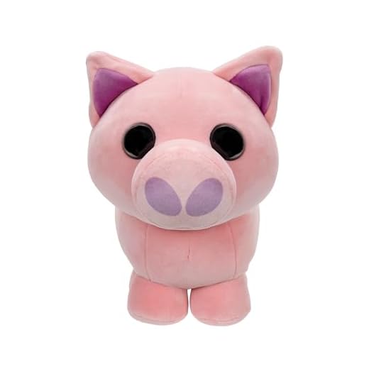 ADOPT ME Me! Peluche de colección -Pig- Serie 3 - Divertidos Juguetes coleccionables para niños con tu Mascota Favorita, Partir de 6 años