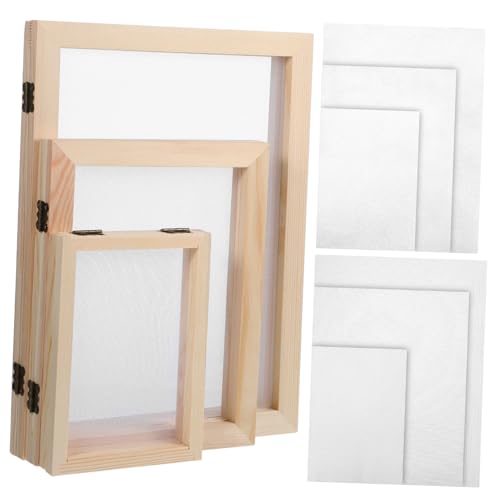 Kit fabrication papier bois SAFIGLE anti-gaspillage avec tamis filtrant rapide