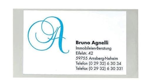 Visitenkartenhülle 105x60 sk 100er