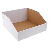 Tri efficace des stocks : la boîte en carton pour pièces détachées est dotée d’une ouverture inclinée pour accélérer le tri et la préparation des commandes dans les entrepôts à forte activité, optimisant ainsi la rapidité et minimisant les erreurs. (bacs de rangement pour garde-manger, boîtes d’entrepôt)
