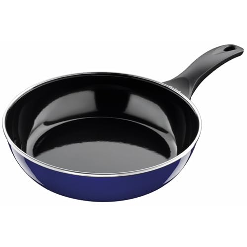 Silit Emma Bratpfanne 28 cm, Silitstahl Funktionskeramik, Induktion, Kunststoffgriff, nickelfrei, blau