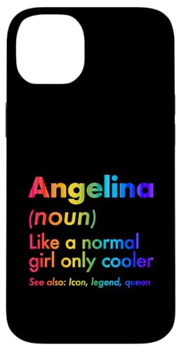 Angelina Like A Normal Girl Only Cooler Queen ���O �X�}�z�P�[�X iPhone 14 Plus �p