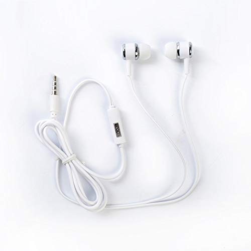 CANYON CNE-CEPM01W CNE-CEPM01W White Stereo Earbuds with Microphone for iPhone iPad with 3 Sizes - Image 4