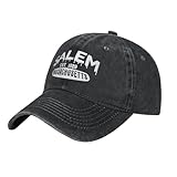 Baseball Cap Hiking Tennis Hats for Womens Salem Massachusetts Caps Black