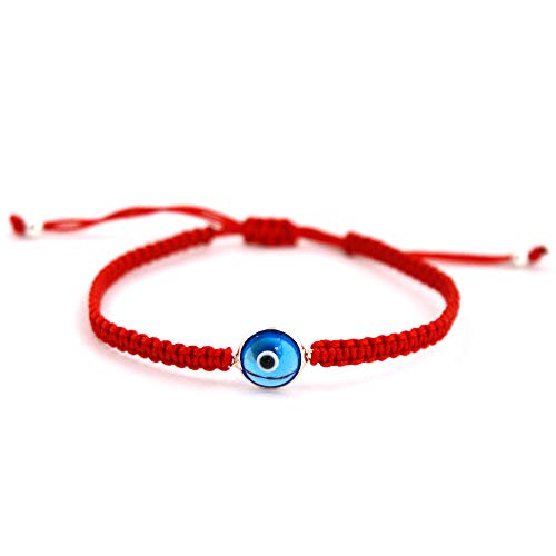Mizze Made For Luck Jewelry El clásico cristal mal de ojo Encanto Pulsera Para Hombres y Mujeres  Simple y clásico