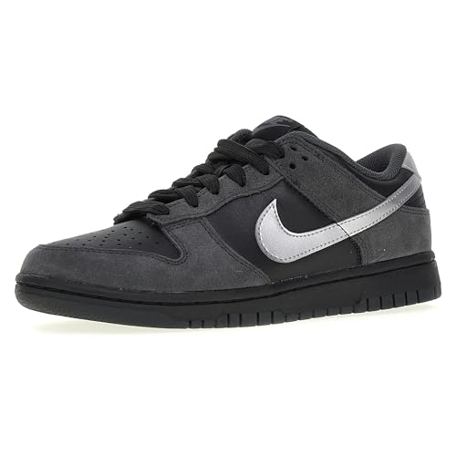 Nike W Dunk Low - Zapatillas para Mujer, 38 EU, Black Mtlc Dark Grey Anthracite, 38 EU