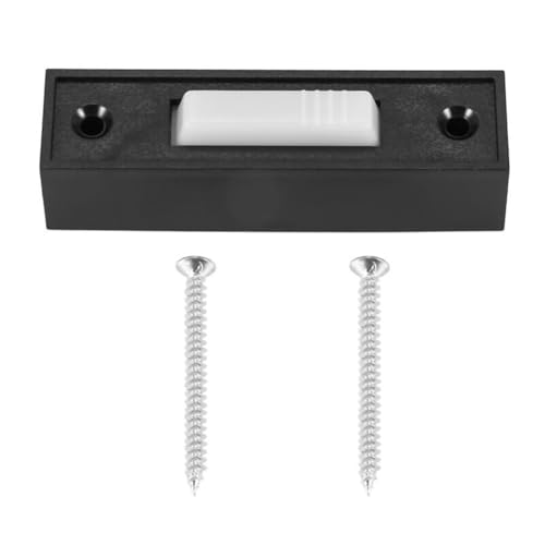 Gettimore Interruptor de botón iluminado para puerta de garaje, negro, bajo voltaje, repuesto 41A4166