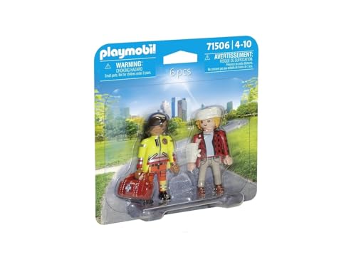 PLAYMOBIL Duo-Packs 71506 Sanitäterin mit Patient, ab 4 Jahren