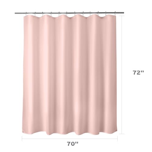 Titanker Waterproof Shower Curtain Liner Fabric, Blush Pink Shower Curtain Liner with Magnets, Cloth Shower Liner Soft, Lightweight, Machine Washable, 70 x 72 Inches by Titanker - Image 8