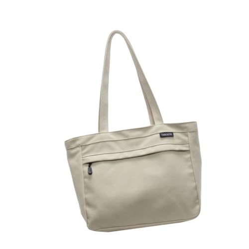 Sac à bandoulière tendance grand format kaki avec motifs spacieux pour femme