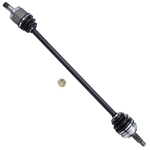 Image of Detroit Axle - 2.3L Front 2pc CV Axles Drive Shafts for 1998-2002 Honda Accord, 2 Complete CV Axles Drive Shafts Assembly 1999 2000 2001 Replacement