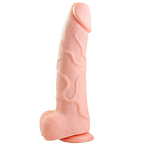 Sex toy godemichet dildo ventouse silicone 33 cm pour plaisir clitoridien et vaginal