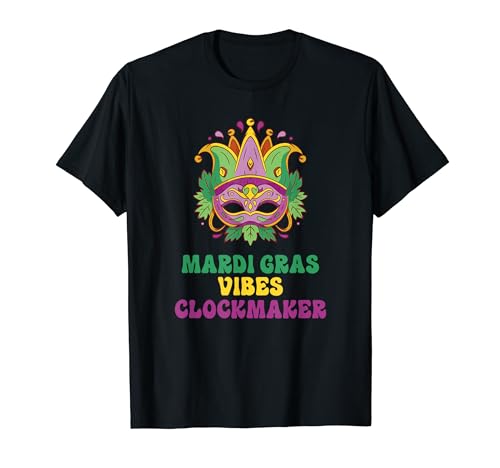Relojero Mardi Gras Vibes Camiseta